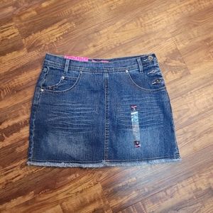 Skechers somethin else jean skirt juniors